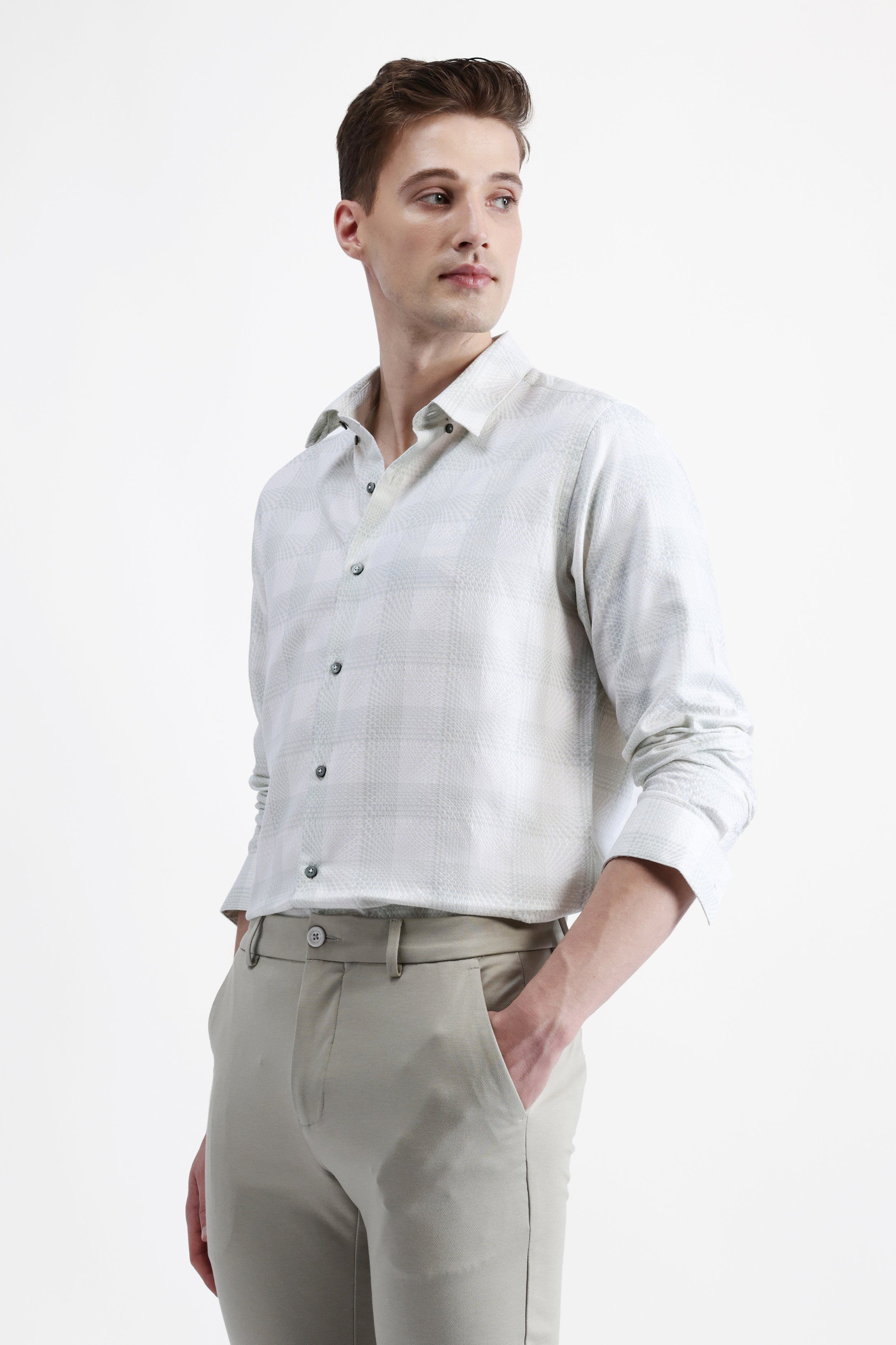 FULL SLEEVES CHECKED SHIRT