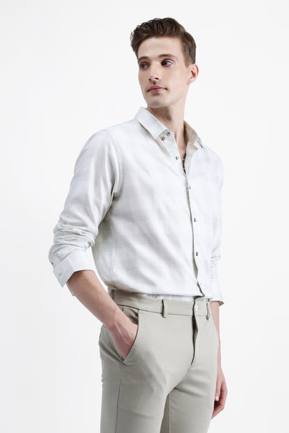 FULL SLEEVES CHECKED SHIRT