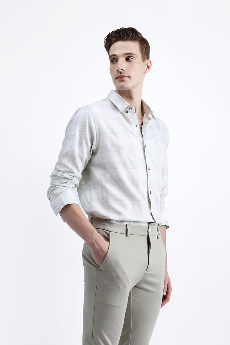 FULL SLEEVES CHECKED SHIRT