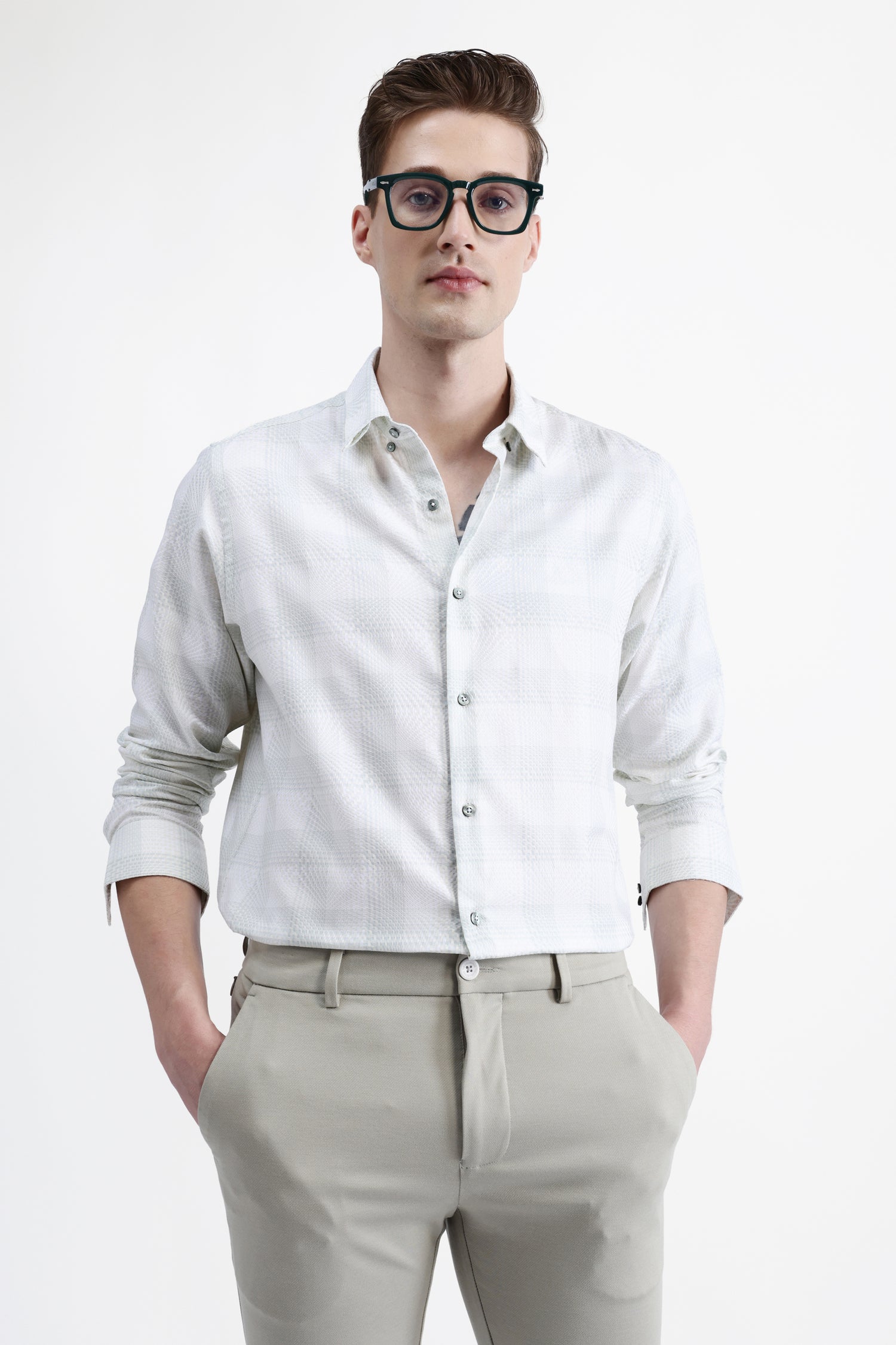 FULL SLEEVES CHECKED SHIRT