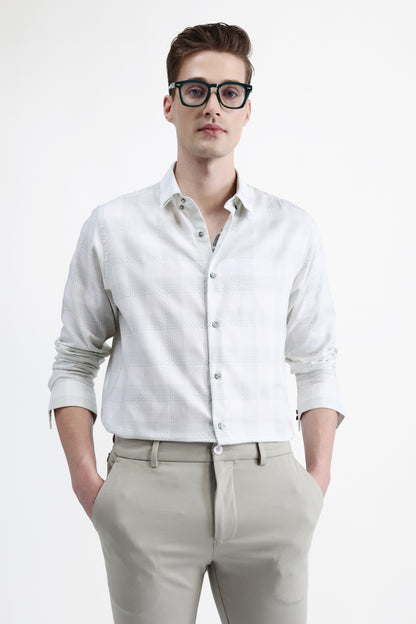 FULL SLEEVES CHECKED SHIRT