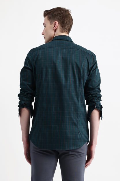 FULL SLEEVES CHECKED SHIRT