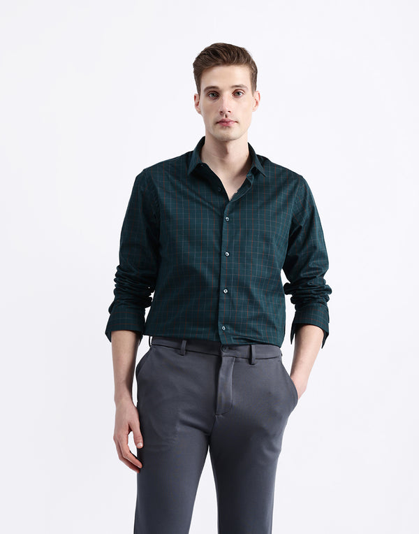 FULL SLEEVES CHECKED SHIRT