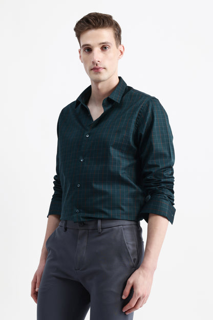 FULL SLEEVES CHECKED SHIRT