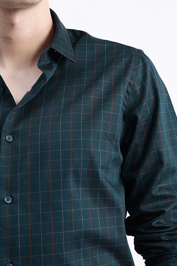 FULL SLEEVES CHECKED SHIRT