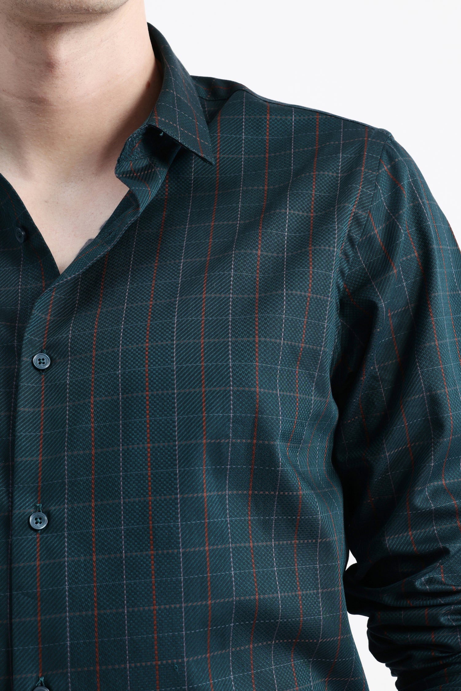 FULL SLEEVES CHECKED SHIRT