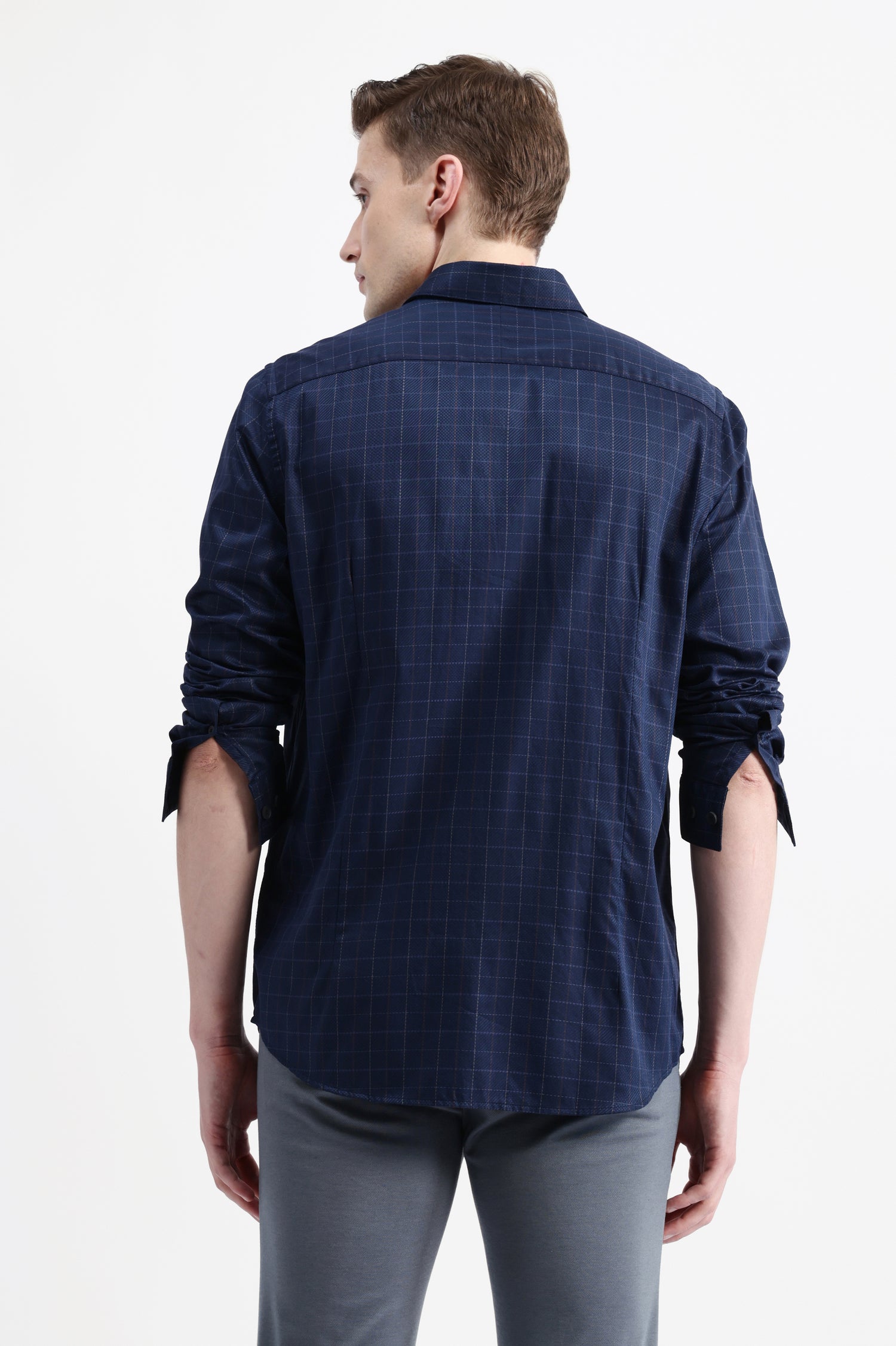 FULL SLEEVES CHECKED SHIRT