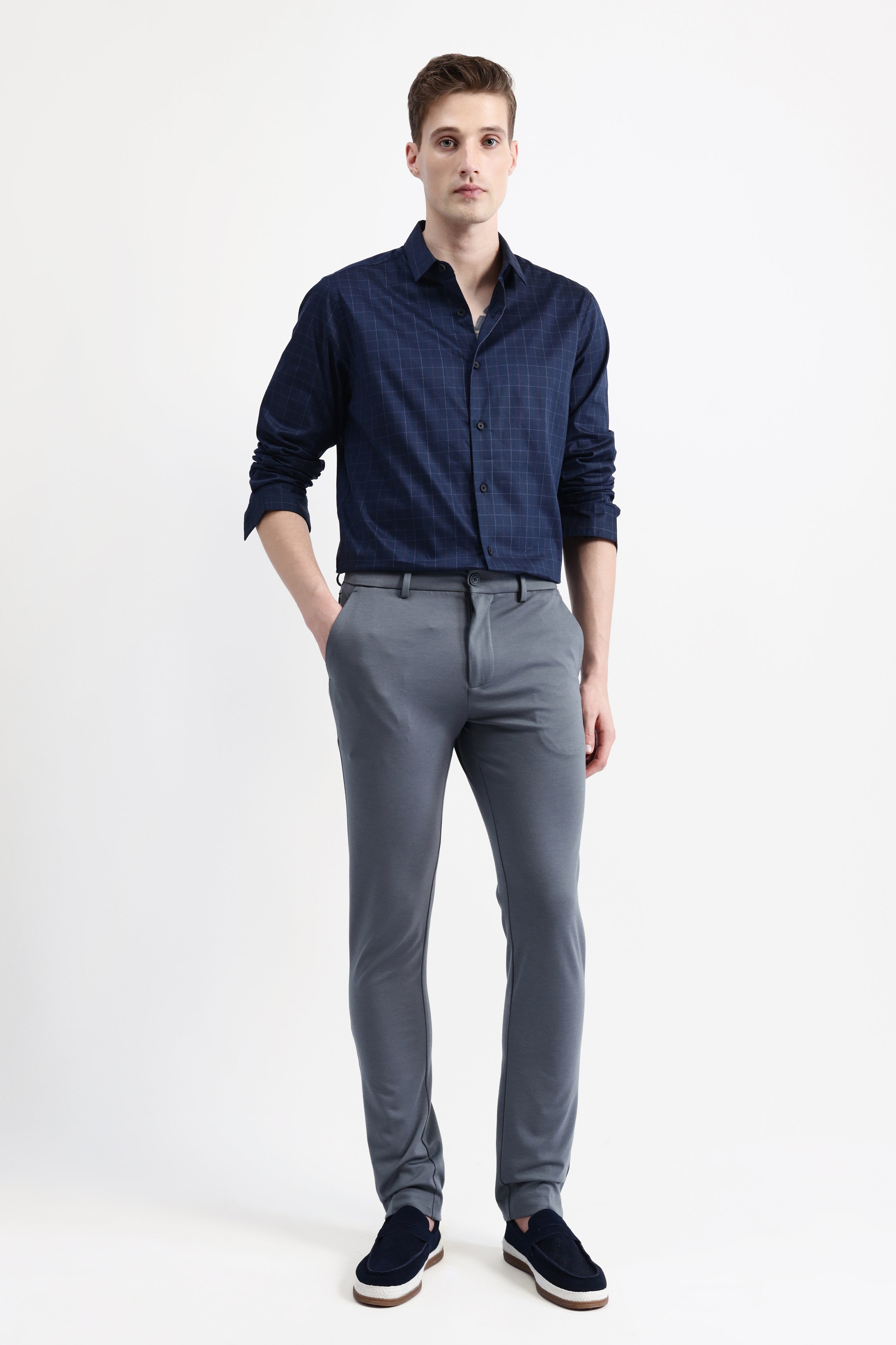 FULL SLEEVES CHECKED SHIRT