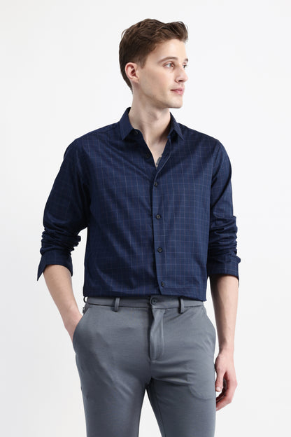 FULL SLEEVES CHECKED SHIRT