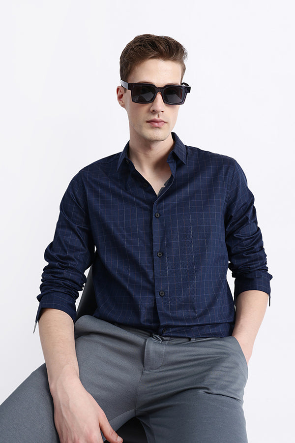 FULL SLEEVES CHECKED SHIRT