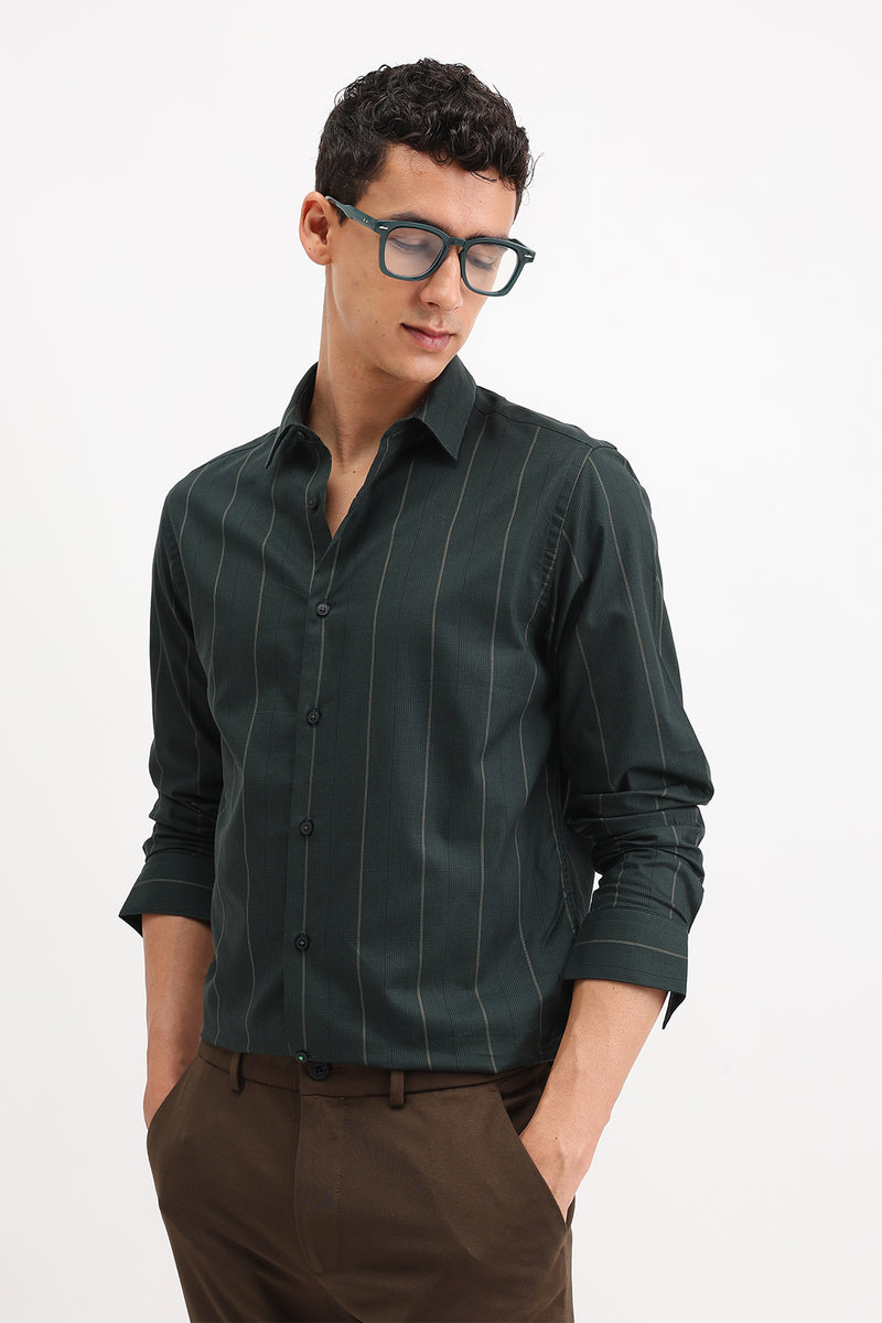 STRIPED SLIM FIT SHIRT