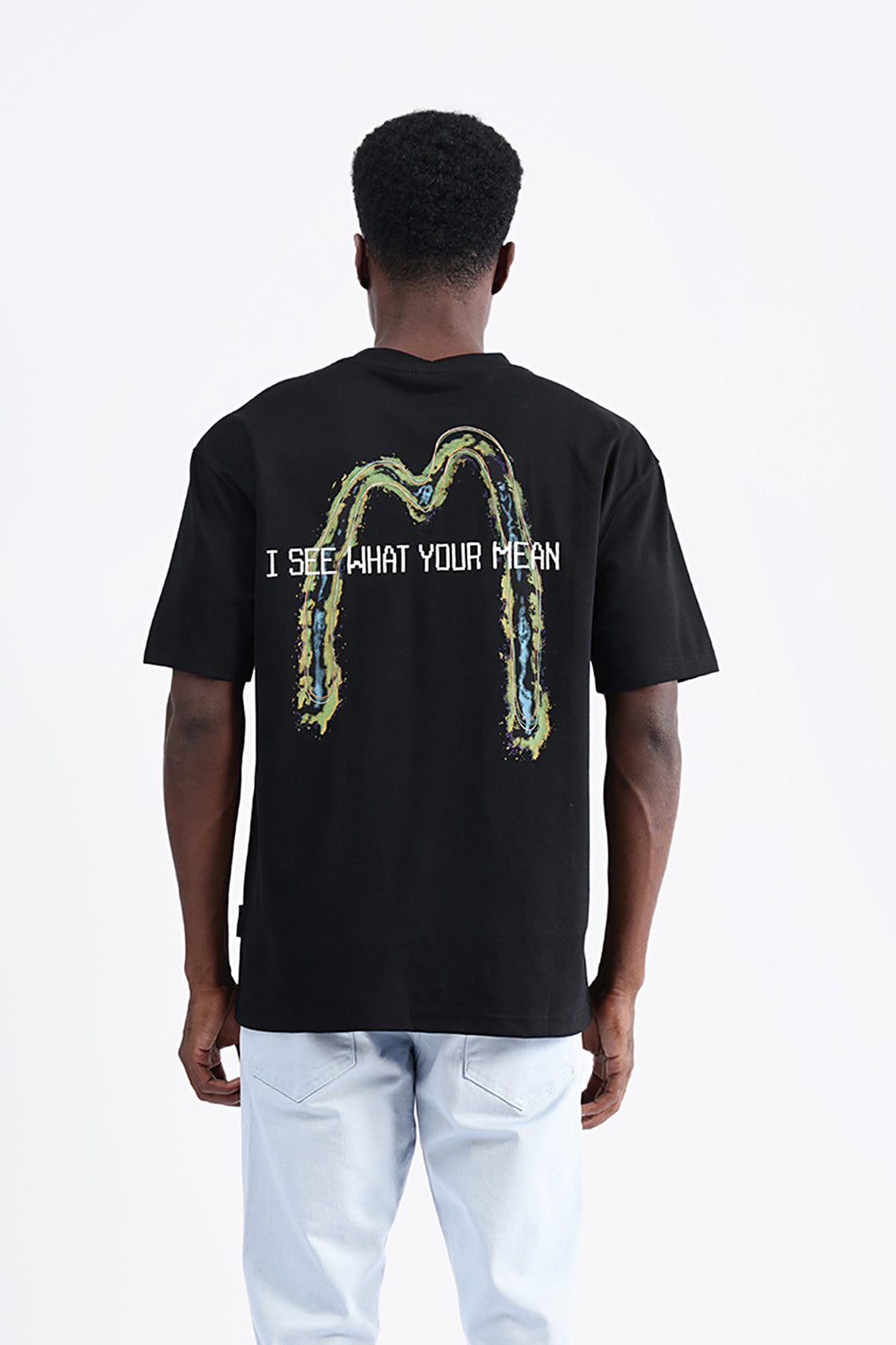 BACK EMBROIDERED OVERSIZE TEE