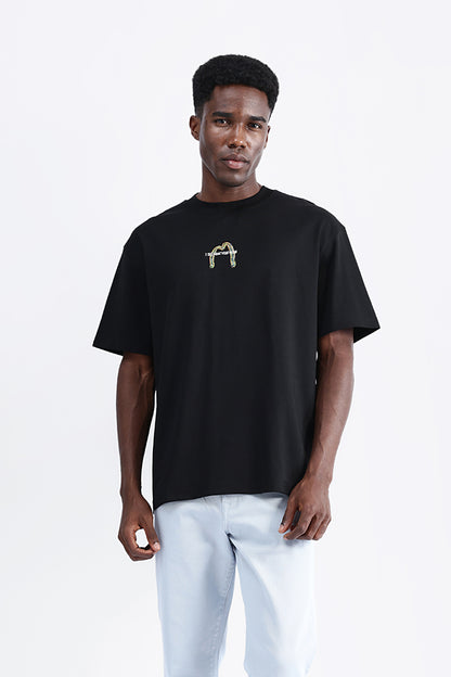 BACK EMBROIDERED OVERSIZE TEE
