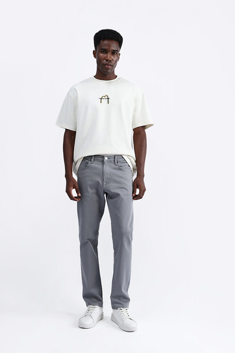 BACK EMBROIDERED OVERSIZE TEE