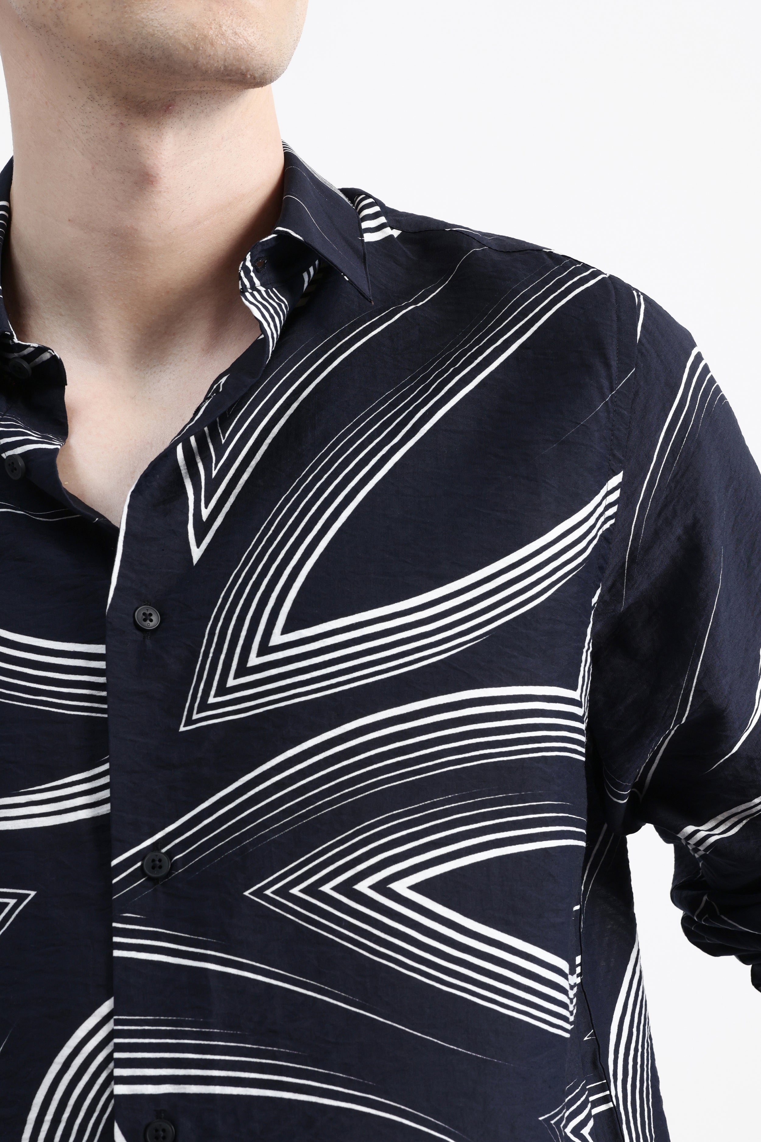 ABSTRACT PRINT FULL SLEEVES SHIRT