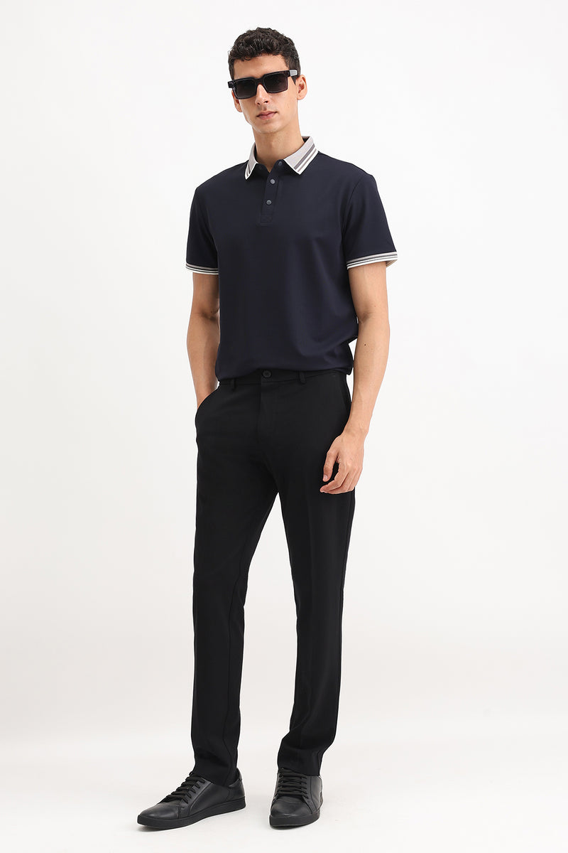 SLIM FIT CASUAL TROUSER