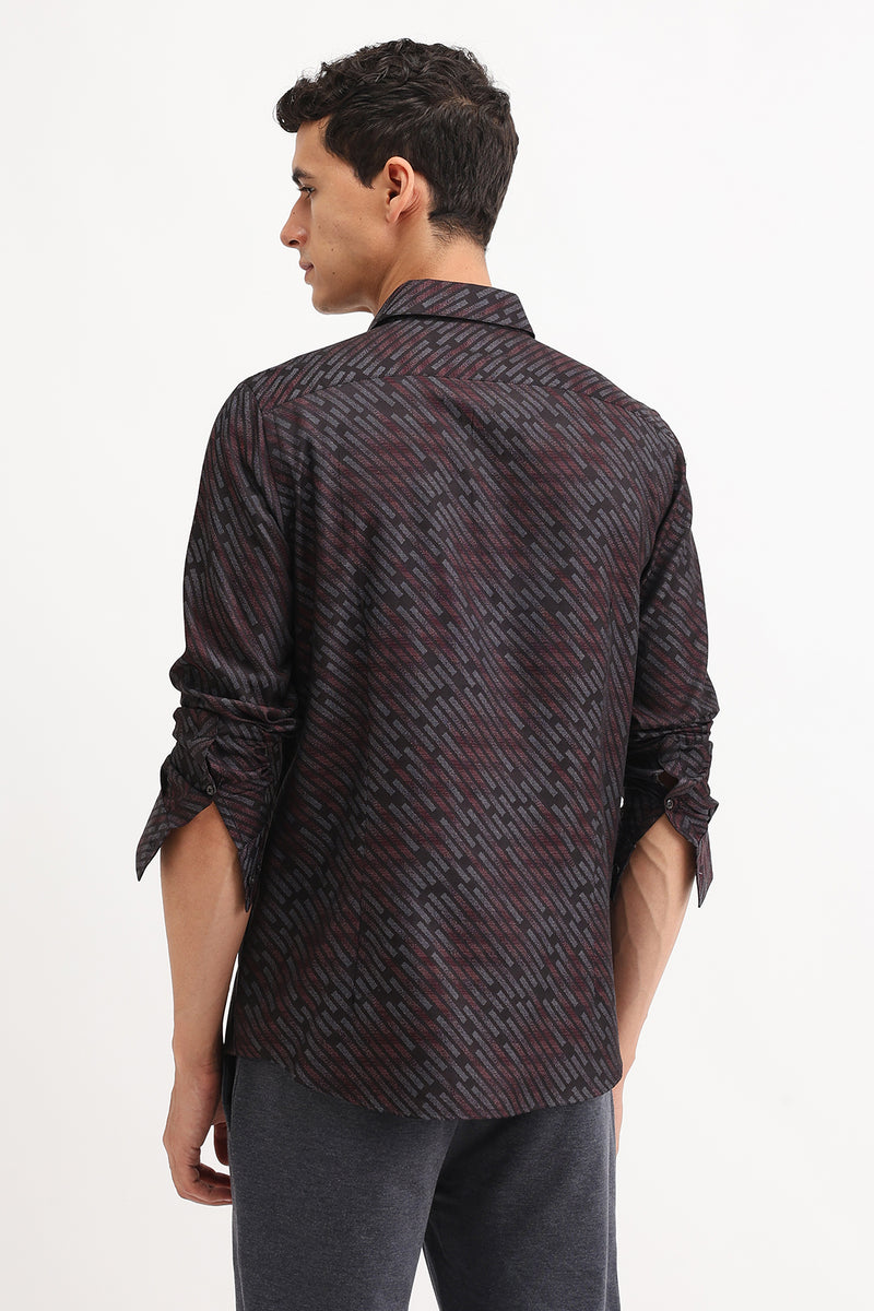FULL SLEEVES PRINTED SHIRT