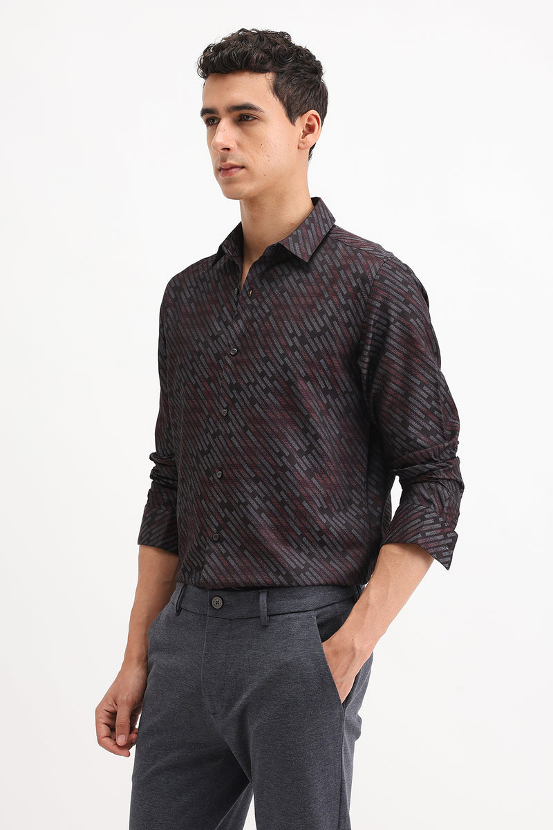 FULL SLEEVES PRINTED SHIRT