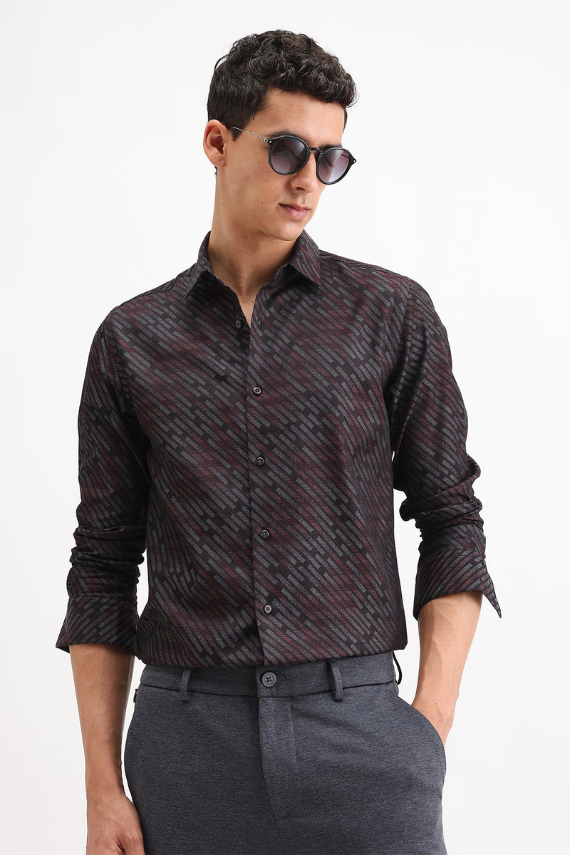 FULL SLEEVES PRINTED SHIRT