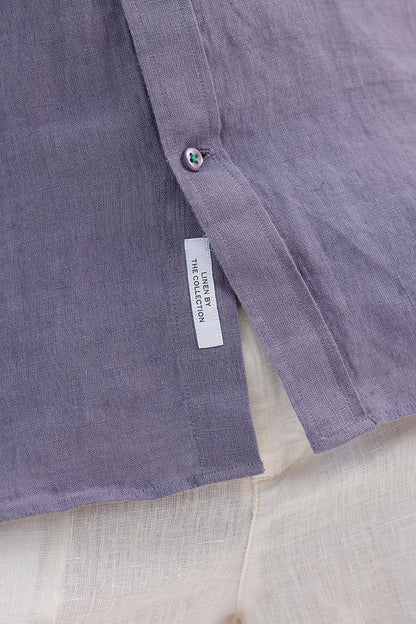 FADED PURPLE LINEN SHIRT