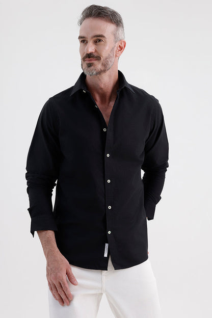 BLACK OXFORD SHIRT