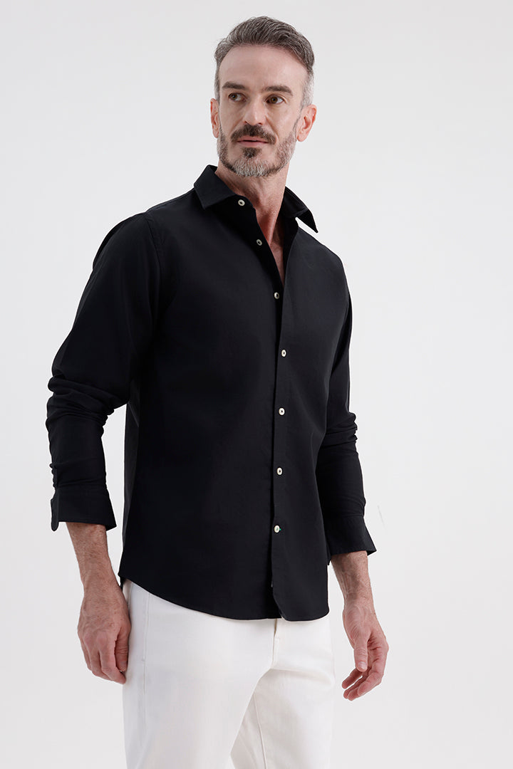 BLACK OXFORD SHIRT