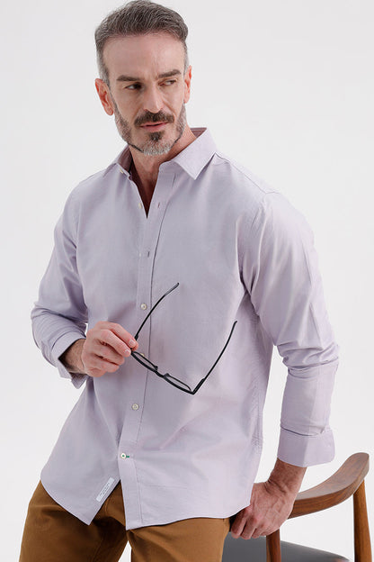 MISTY LILAC OXFORD SHIRT