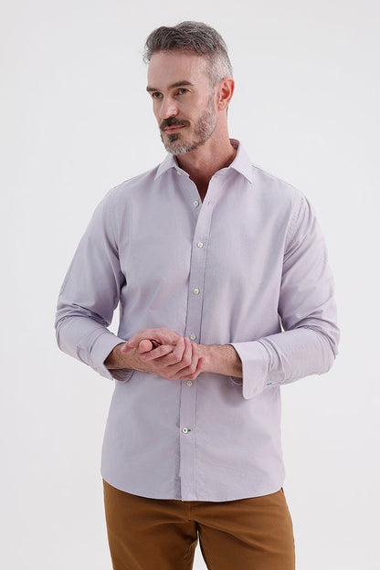 MISTY LILAC OXFORD SHIRT