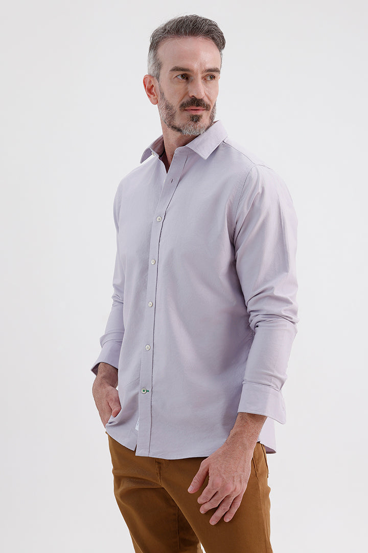 MISTY LILAC OXFORD SHIRT