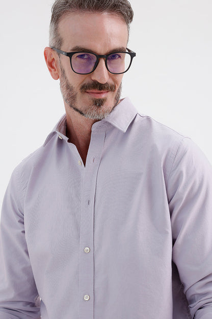 MISTY LILAC OXFORD SHIRT