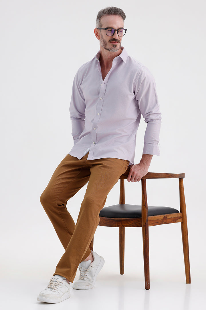 MISTY LILAC OXFORD SHIRT