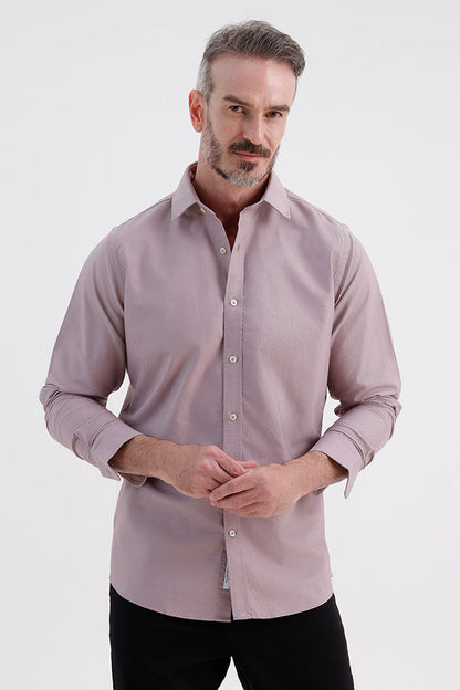 PURPLE DOVE OXFORD SHIRT