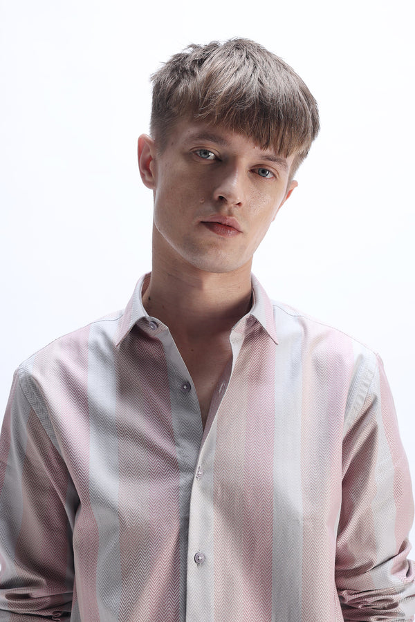 PINK MULTI STRIPES SHIRT