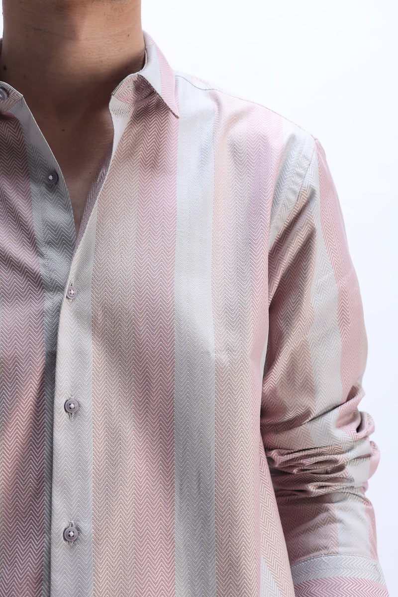 PINK MULTI STRIPES SHIRT