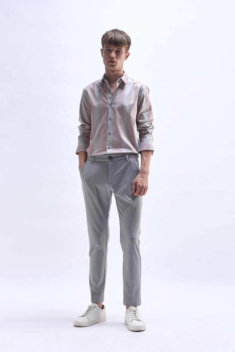 PINK MULTI STRIPES SHIRT