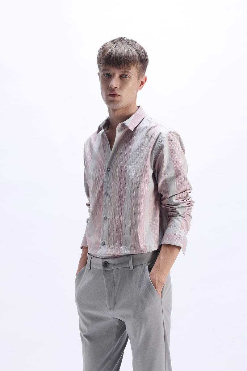 PINK MULTI STRIPES SHIRT