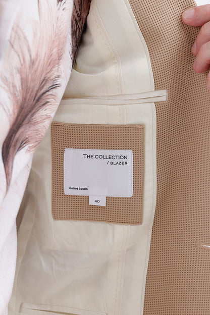 BEIGE STRETCH BLAZER