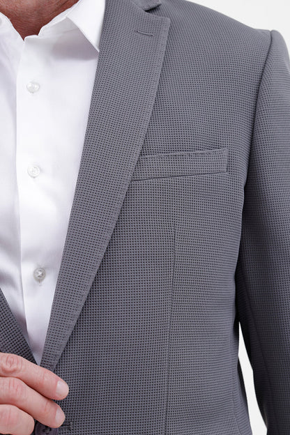 STEEL GREY  STRETCH BLAZER