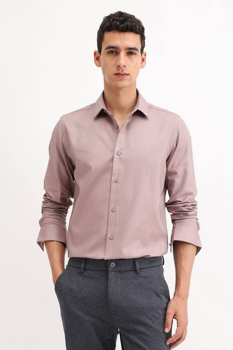 FULL SLEEVES DOBBY SHIRT