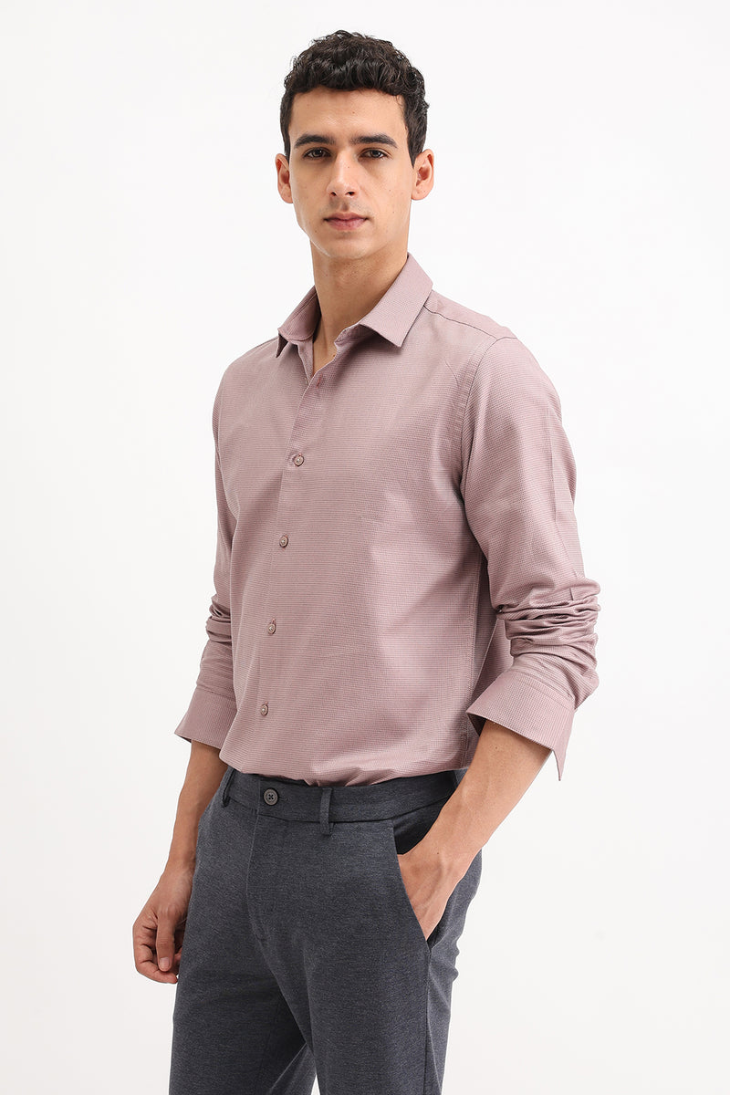 FULL SLEEVES DOBBY SHIRT