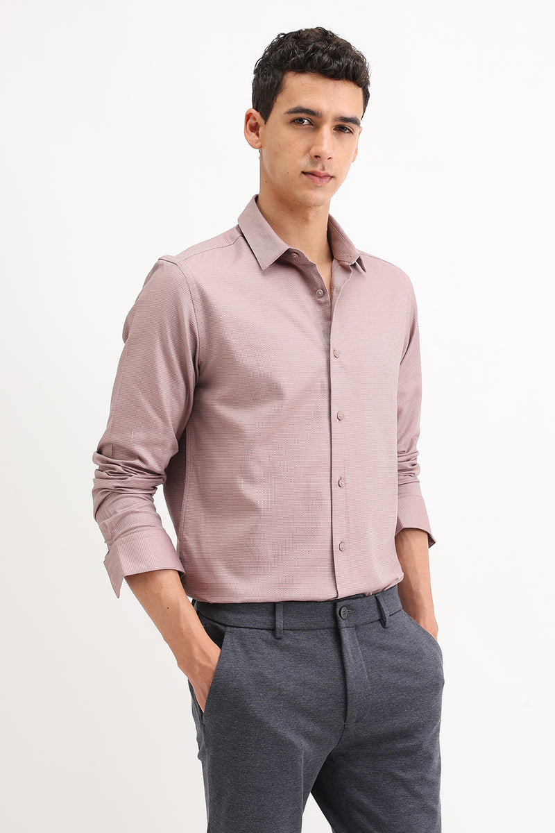 FULL SLEEVES DOBBY SHIRT