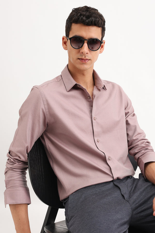 FULL SLEEVES DOBBY SHIRT