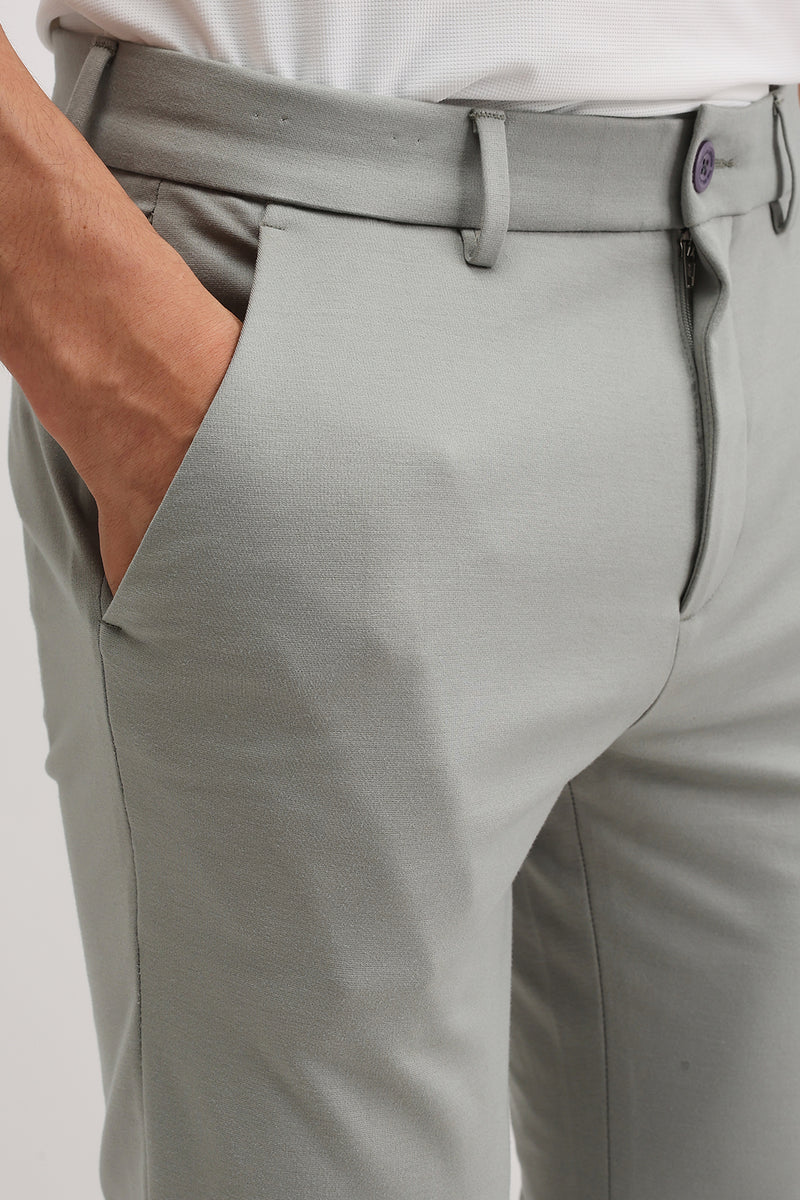 SLIM FIT PLAIN TROUSER