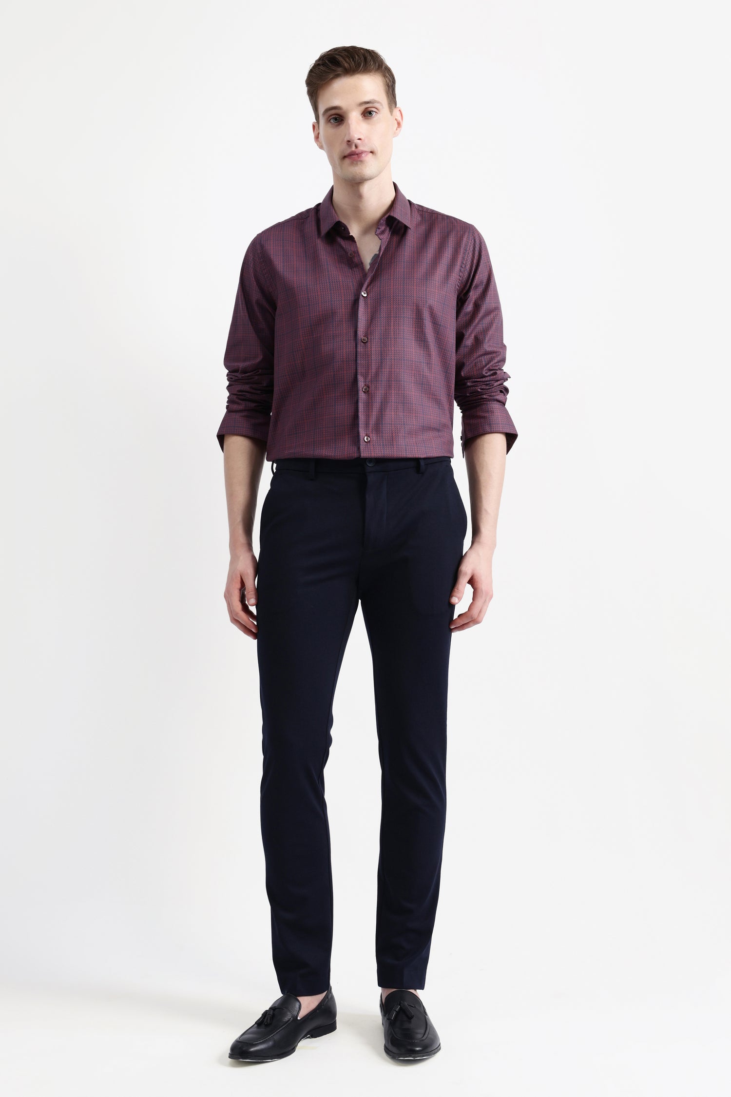 FULL SLEEVES CHECKED SHIRT