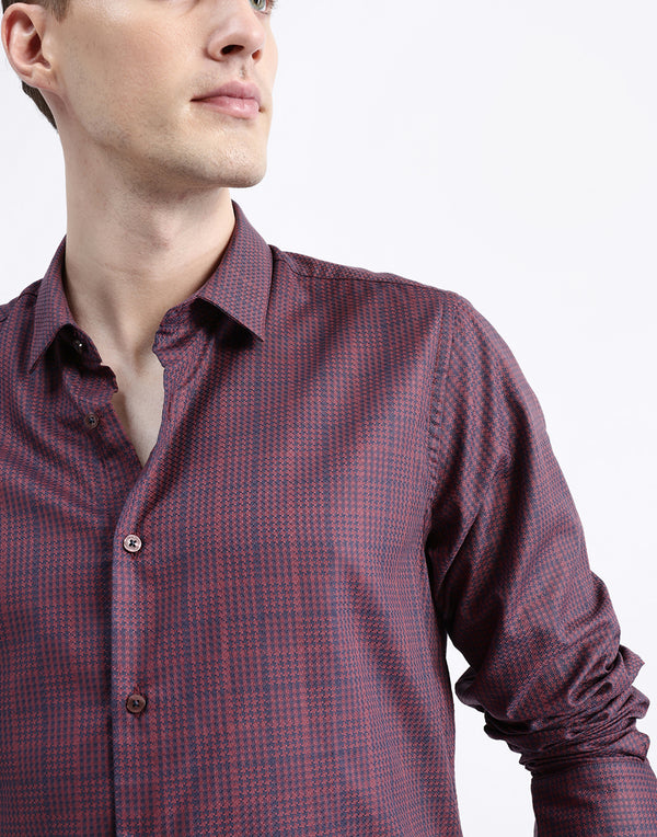 FULL SLEEVES CHECKED SHIRT
