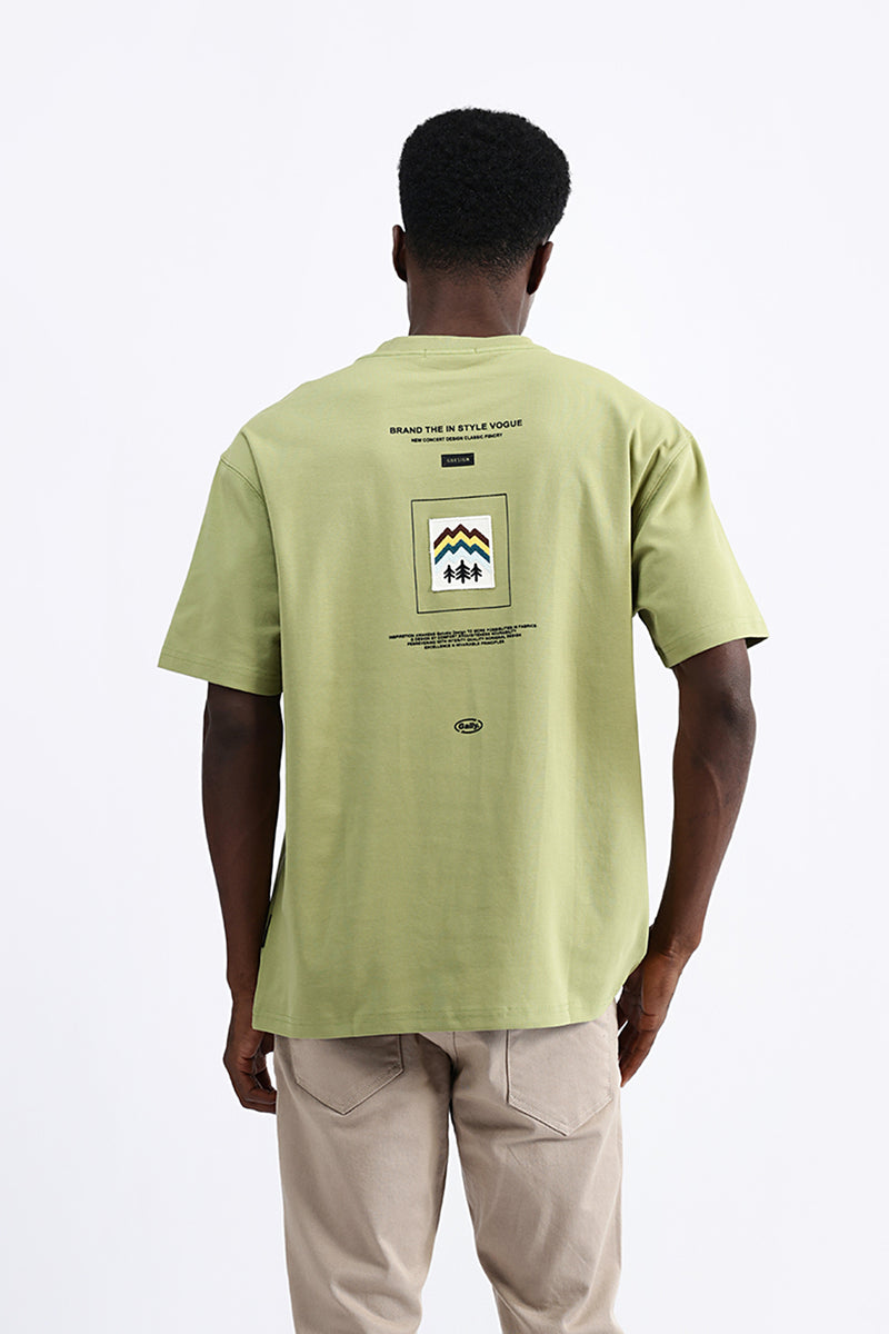 PATCH EMBROIDERED OVERSIZE TEE