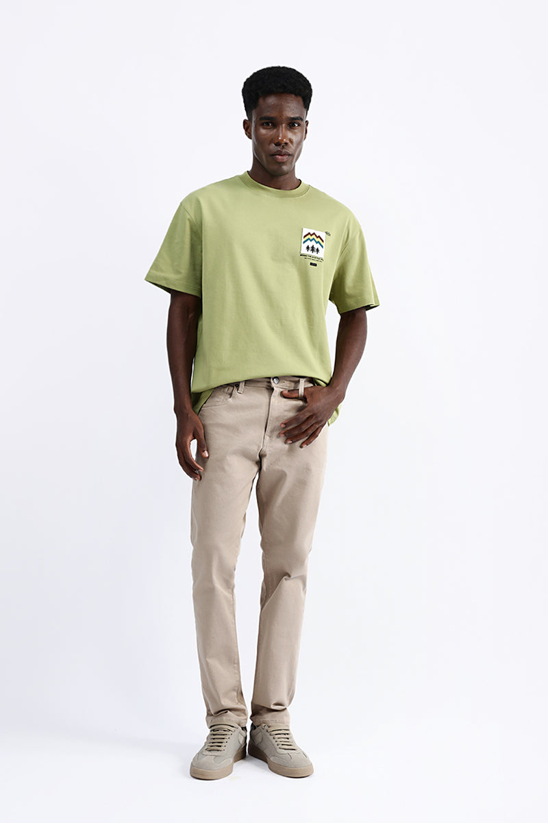 PATCH EMBROIDERED OVERSIZE TEE