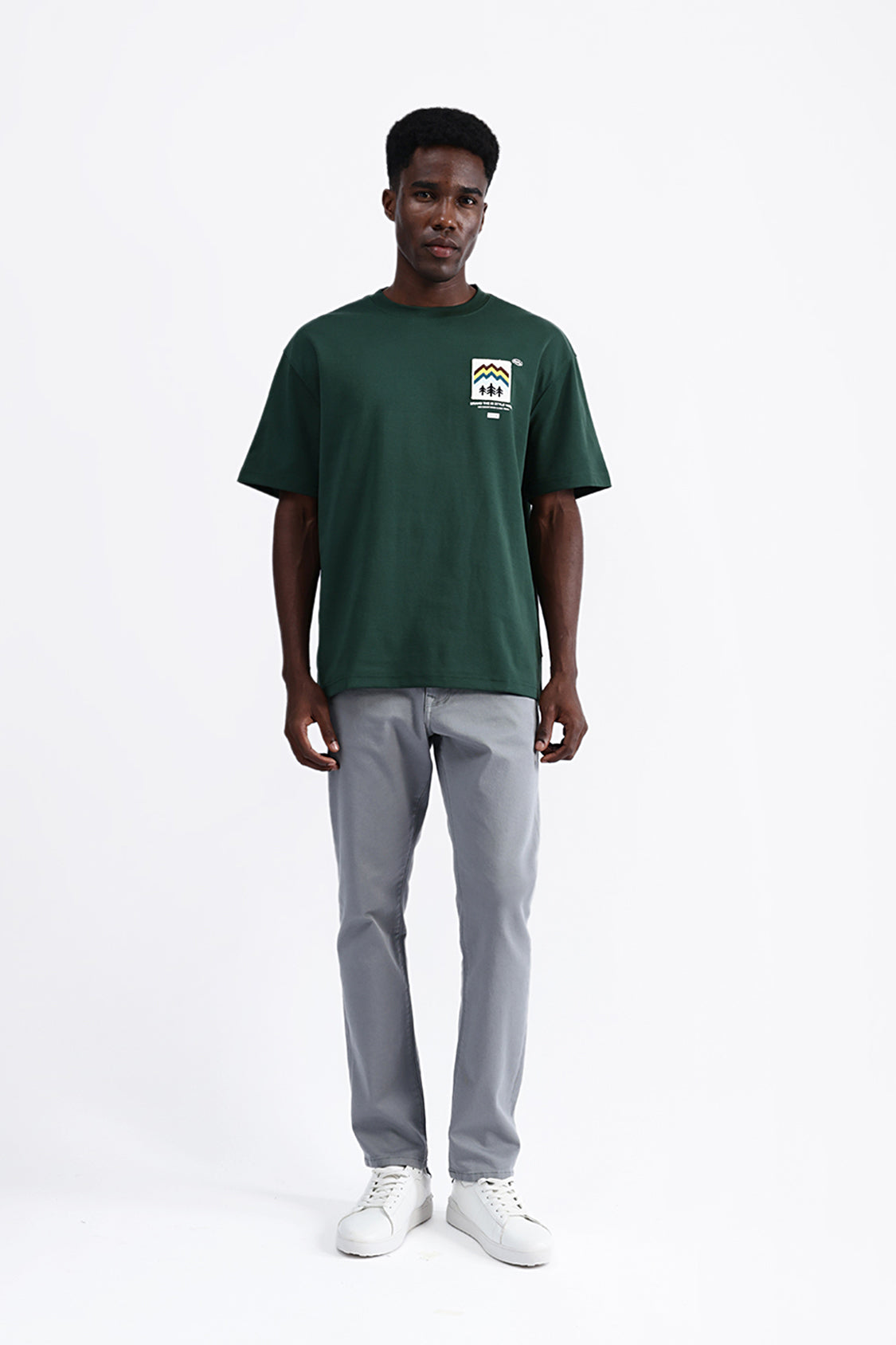 PATCH EMBROIDERED OVERSIZE TEE