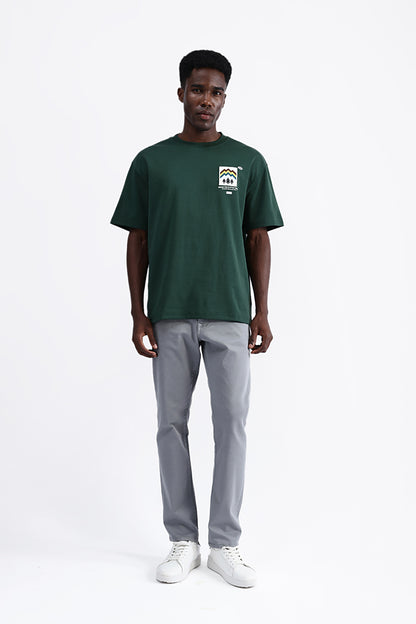 PATCH EMBROIDERED OVERSIZE TEE