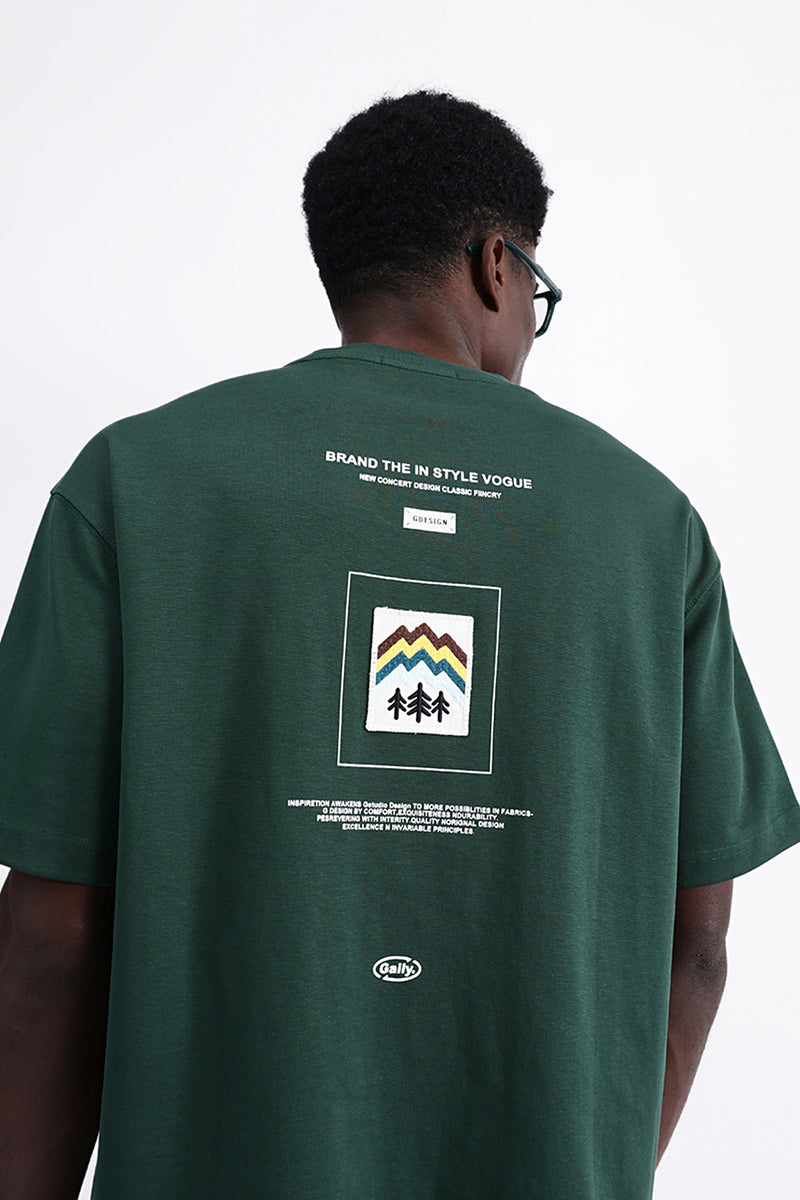 PATCH EMBROIDERED OVERSIZE TEE